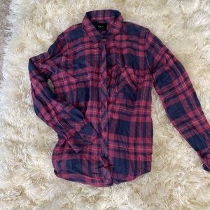 Rails Plaid Button Down Shirt Size M